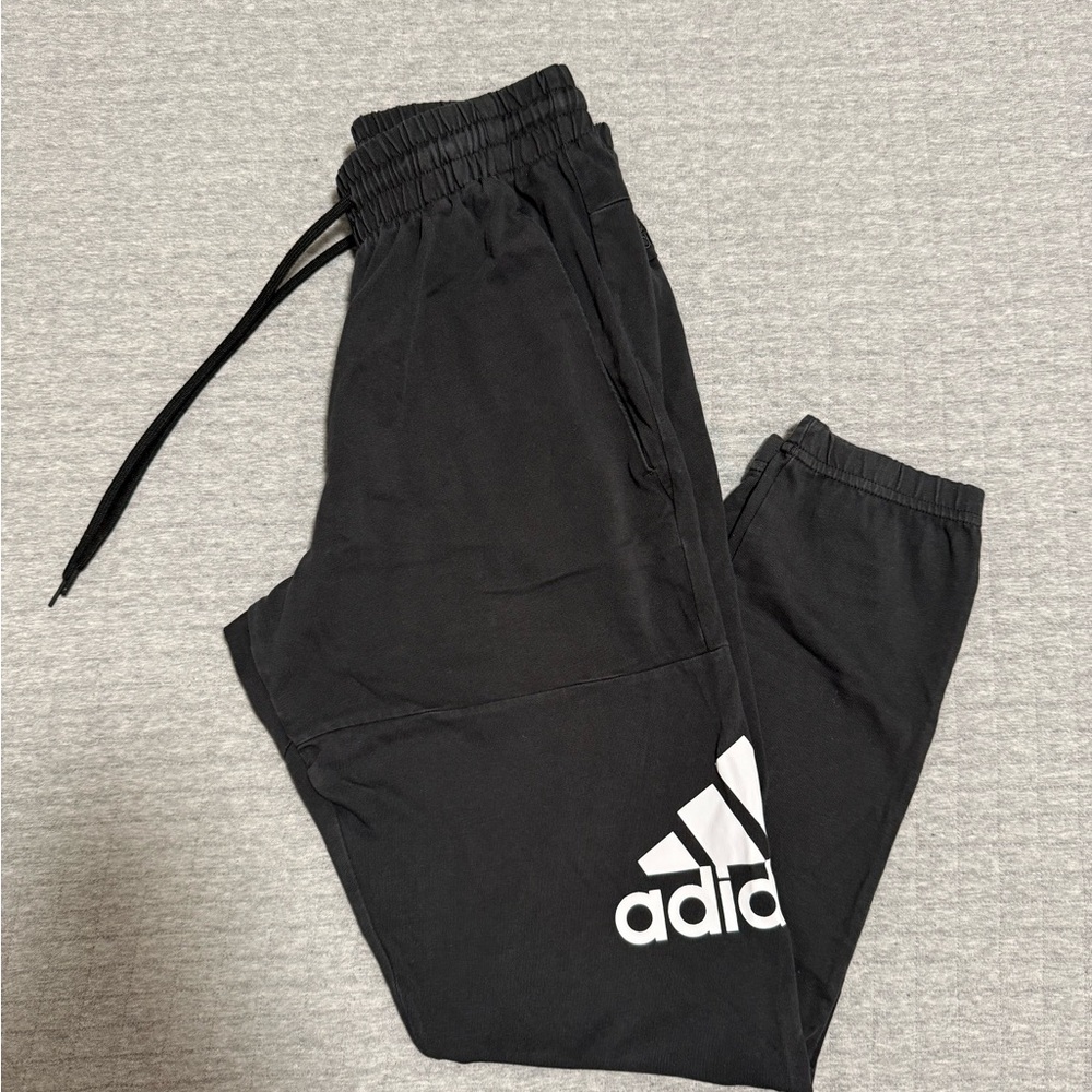 Adidas Black Sweatpants with Logo